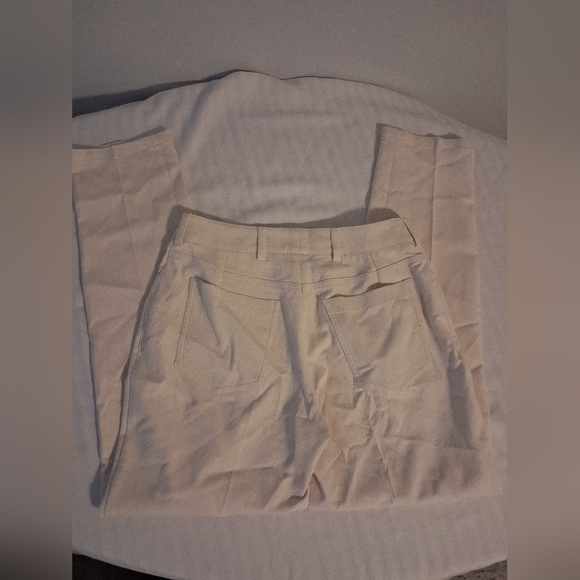 Akris Winter White Pants Size 10 - Picture 5 of 14